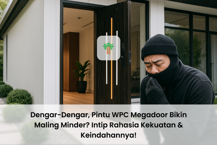 Dengar-dengar, Pintu WPC Megadoor Bikin Maling Minder? Intip Rahasia Kekuatan & Keindahannya.